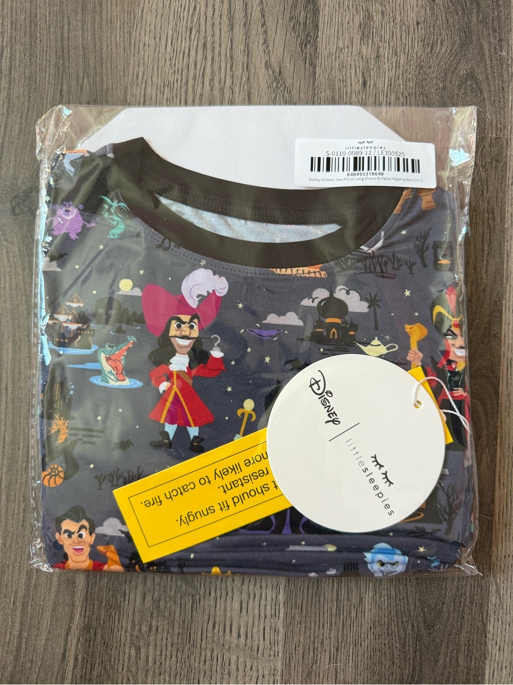 Little sleepies Disney villains two piece